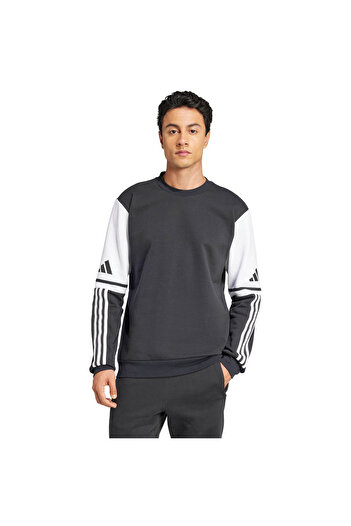 adidas Sq25 Sw Crew Black - White Men's Sweatshirt Je2780