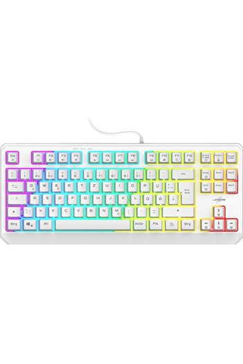 Urage Gaming Keyboard HAMA Exodus 220 TKL, RGB, US Layout, White