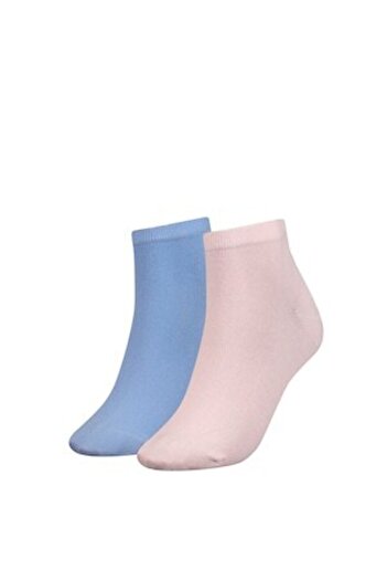 Tommy Hilfiger , Set de sosete scurte - 2 perechi, Roz deschis, Lila, 39-42