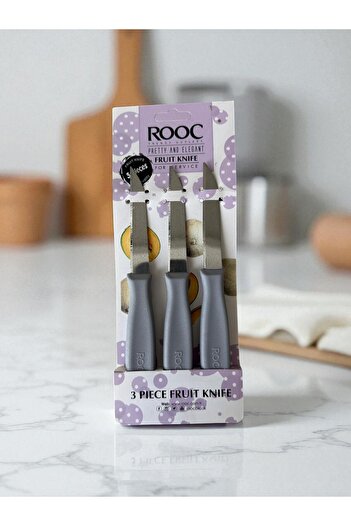 safestore Rooc 3-Piece Stainless Steel Fruit Knife