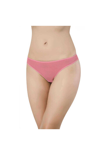 Melek Moda Super Eco Set Lycra Women's Slip Panties Gray Powder Fuchsia