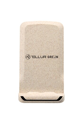 TELLUR Wireless Charger Green, Qi Certified, 15W, Cream