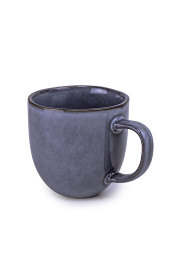 Cuisine Art Ayma Collection 420ml Stoneware Mug - Grey Large & Durable Coffee Cup (Set of 1)