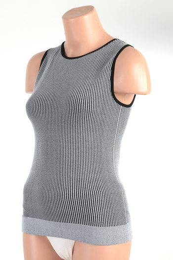 GIGOTTO Women's Seamless Corded Tank Top