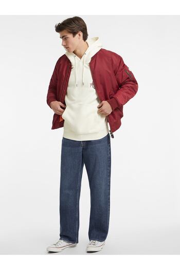 Guess Jeans Red Men's Jacket M4Yl01Wg932G5M3 Gj Bomber Jkt Recy
