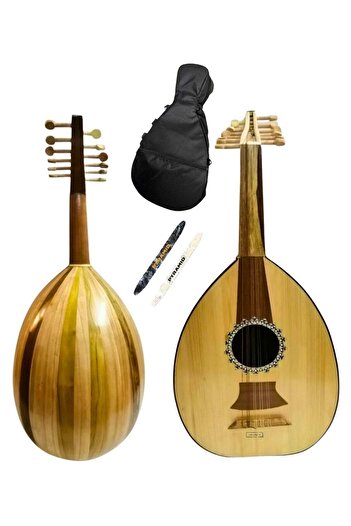 alkaraz music Educational Music Oud with Bag and Two Picks for Beginners and Hobbyists