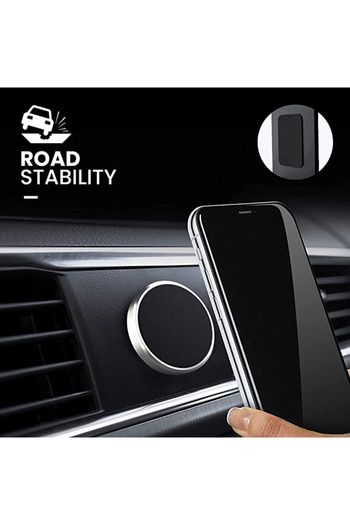 OEM Universal Magnetic Car Phone Holder, Silver