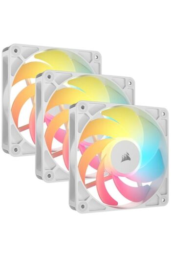 Corsair Ventilator RS Series RS120 Reverse ARGB, 3x 120mm, Alb