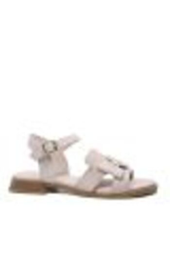 Anna Viotti brown genuine leather cut-out shoes