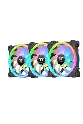 THERMALTAKE Set 3 ventilatoare Swafan 14 140mm iluminare aRGB