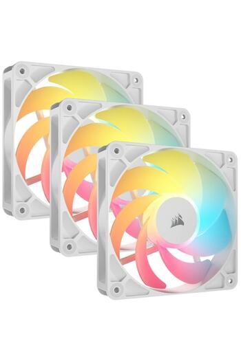 Corsair Ventilator RS Series RS120 Reverse ARGB, 3x 120mm, Alb