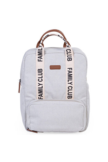 CHILDHOME Rucsac de infasat Family Club Signature Alb