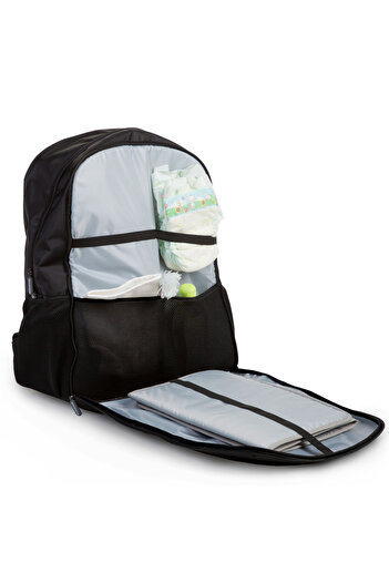 CHILDHOME Rucsac de infasat Daddy Bag Negru