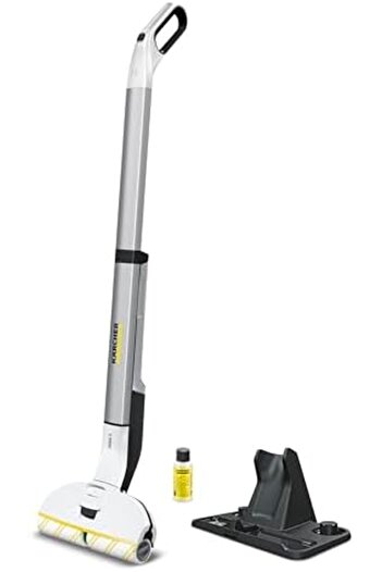 Karcher EWM 2 Electric Mop Cordless Floor Cleaner with 2 Rotating Microfibre Rollers