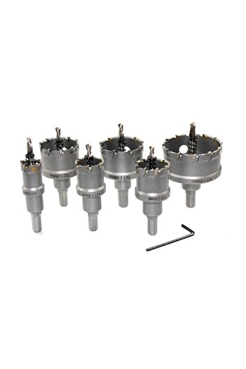 Globalport Retail Set of 6 Professional Metal Router Bits with Centering Drill, 22, 30, 35, 45, 50, 65 mm