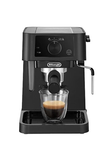 DELONGHİ Espressor manual DE'LONGHI Stilosa EC 235.BK, 1l, 1100W, 15 bari, Negru