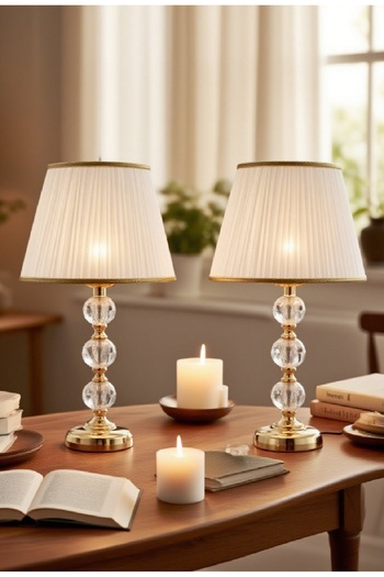571 Store 2 Pcs Glass Stone Series Table Lamp Shade-Night Lamp - Decor Lighting