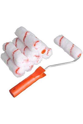 HEMOBLLO 4 inch Paint Roller Set - Wall Paint Roller with Roller Covers Kit