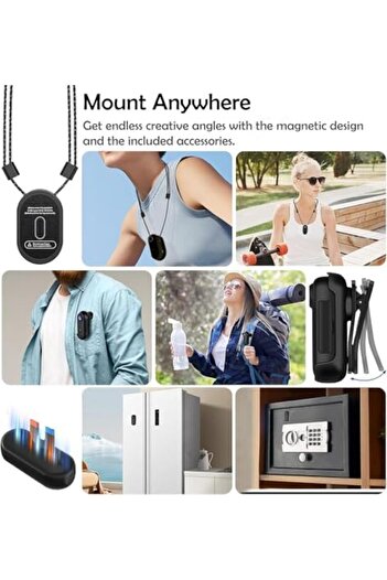 Generic 4K Wearable Mini Sports Camera with Magnetic Mount – Action Camera for Vlogging
