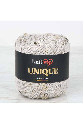 knitme خيط محبوك يدويًا فريد من نوعه باللون البيج