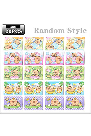 Choice 20PCS 5-100PCS Cartoon Animal Capybara Paper Jigsaw Puzzles Educational Toy for Kids Birthday Party