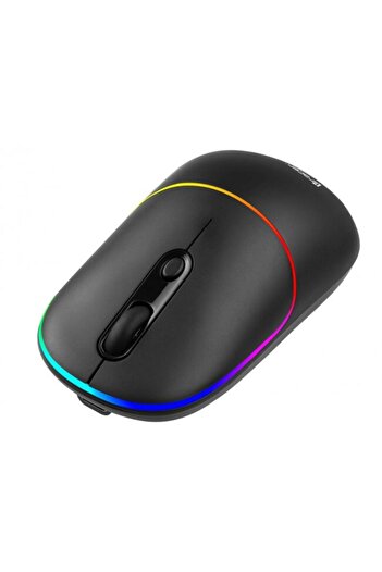 Tracer Mouse Tracer, Wireless, 2.4 Ghz, Optical Sensor, Lighting, Black