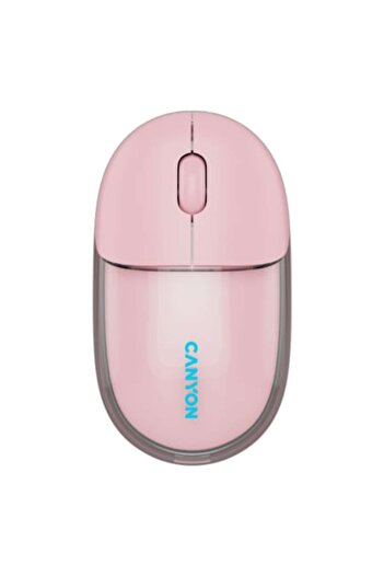 CANYON Mouse OnClick 24, Wireless, Bluetooth Transparent/Pink