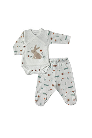 Luggi Baby Tirtirl Patterned Jacquard Zibin Set