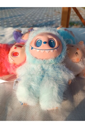 Piamaksesuar Mavi Peluş Labubu Oyuncak Anahtarlık Random