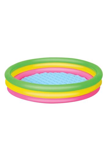 BESTWAY Children's Pool with 3 Colored Rings, 152 cm x 30 cm