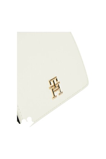 Tommy Hilfiger TH SPRING CHIC MED BIFOLD Kadın Krem Cüzdan