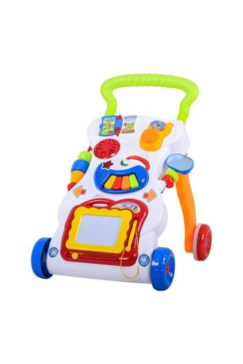 Generic Multifunctional Baby Walker for Toddlers, Sturdy Triangular Structure, 2-in-1 Baby Walkers w