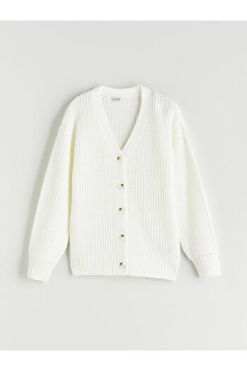LC Waikiki V-Neck Girl's Knitwear Cardigan (W5)