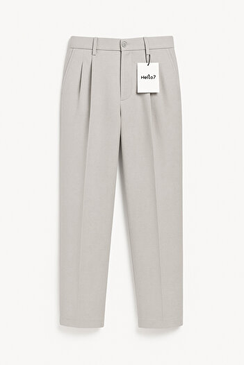 hello7 Men's Baggy Fit Trousers Gray