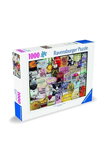 RAVENSBURGER - Wine label collection puzzle 1000 pieces new design
