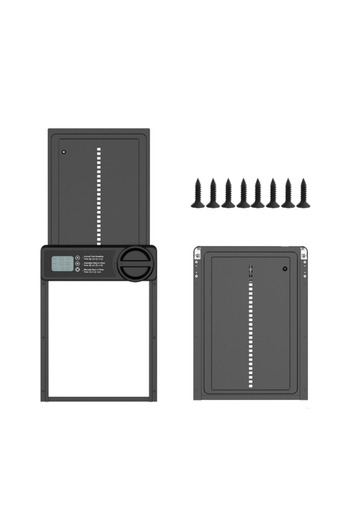 Adsinio Automated Door for Poultry Coop, Adsinio,Programmable Timer for Automatic Opening and Closing,Black