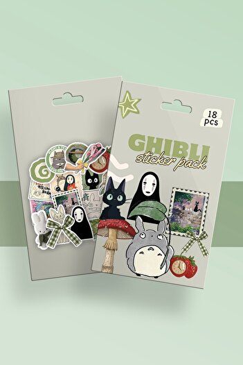 Planet Butik Ghibli Boxed Sticker Set of 18