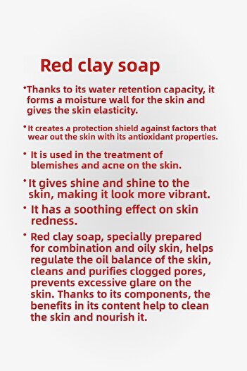 Baga 125 Gr Red Clay Soap