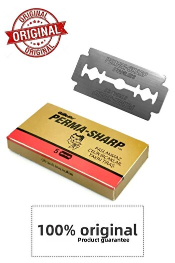 Permasharp 50 Pieces of 10 Pack Sheet Full Razor - Original