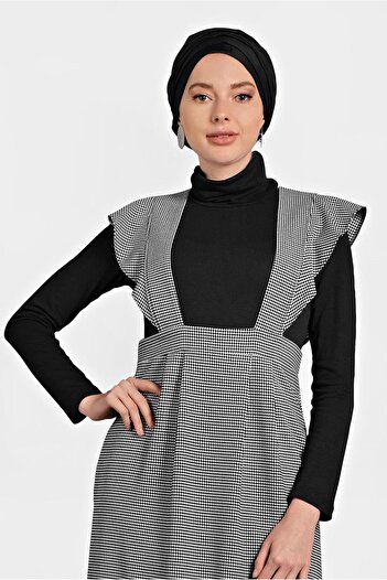 Alvina 40366 Model Patterned Zippered Dress