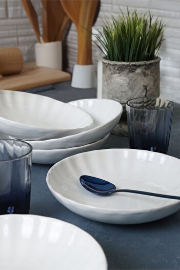 Keramika White Sirius Dinner Plate 20 cm 6 Pieces 004