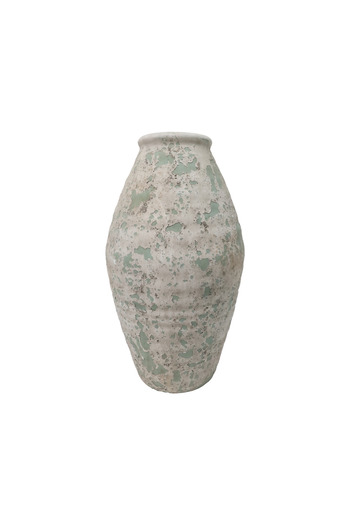 Generic Luxury vase in calm green color for elegant home decor, gardens or balconies (17*17*29.5 cm)