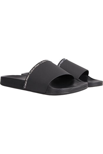 Calvin Klein Logo Slippers Hm0hm00981beh Men's Slippers Hm0hm00981 Beh