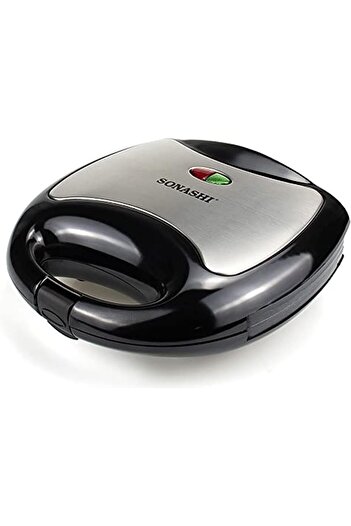 sonashi 2-Slice Waffle Maker with Non-Stick Waffle Plate for Easy Use and Cleaning