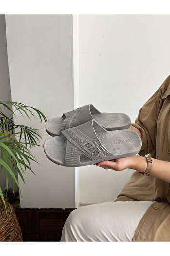Behtah Kundura Men's Anti-Slip Sole Balcony Bathroom Garden Pool Slippers Military Service
