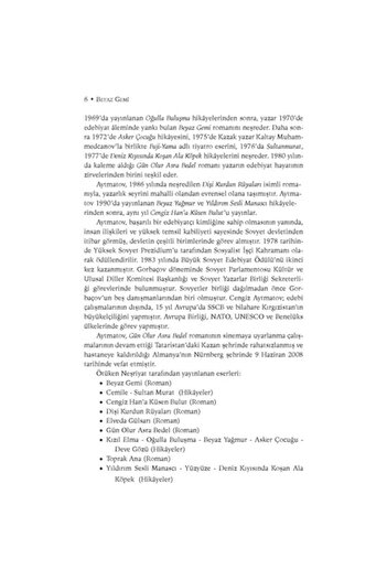 Ötüken Neşriyat Beyaz Gemi - Cengiz Aytmatov