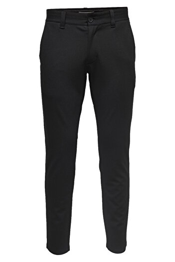 Only & Sons Chino Mark lange Hose mit Gürtelschlaufen