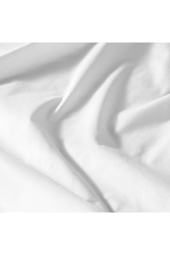 Penelope 100% Cotton Percale Fitted Sheet 200X200 cm White - Pure Series