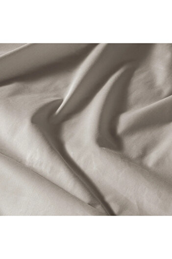 Penelope 100% Cotton Percale Fitted Sheet 200X200 cm Stone Color - Pure Series