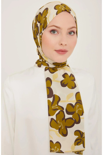 Armine Trend Laurel Shawl 6348-09 Cream Green